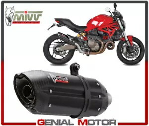 Mivv 排気マフラー Suono ブラック スチール ブラック DUCATI MONSTER 821 2017 17用 Mivv Exhaust Muffler Suono Black Steel Black for DUCATI MONSTER 821 2017 17 【並行輸入品】