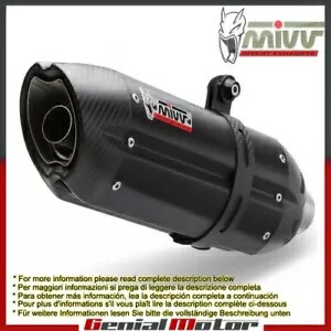 Mivv 排気マフラー Suono ブラック スチール Ducati Hyperstrada 821 2013 - 2015 用 Mivv Exhaust Muffler Suono Black Steel for Ducati Hyperstrada 821 2013 - 2015 【並行輸入品】