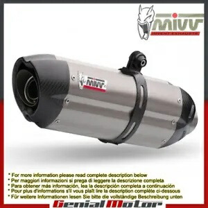 Mivv 排気マフラー Suono チタン ヤマハ Fz1 Fz1 Fazer 2006 - 2016用 Mivv Exhaust Muffler Suono Titanium for Yamaha Fz1 Fz1 Fazer 2006 - 2016 【並行輸入品】