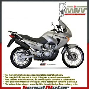 Mivv 排気マフラー Suono ブラックスチール ホンダ Xlv 650 Transalp 2000 - 2004用 Mivv Exhaust Muffler Suono Black Steel for Honda Xlv 650 Transalp 2000 - 2004 【並行輸入品】