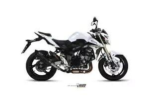 Mivv 排気マフラー Suono ブラック ステンレス鋼 スズキ GSR 750 2011 - 2016用 Mivv Exhaust Muffler Suono Black Stainless Steel for Suzuki Gsr 750 2011 - 2016 【並行輸入品】