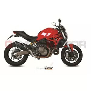 Mivv 排気マフラー Suono ブラック ステンレススチール Ducati Monster 821 2014 - 2017 Mivv Exhaust Muffler Suono Black Stainless Steel Ducati Monster 821 2014 - 2017 【並行輸入品】