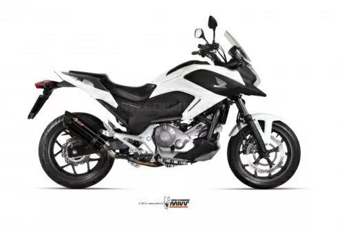 Mivv 排気マフラー Suono ブラック ステンレススチール ホンダ Nc 700 S X 2012 - 2014 Mivv Exhaust Muffler Suono Black Stainless Steel Honda Nc 700 S X 2012 - 2014 【並行輸入品】