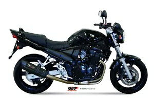 Mivv 排気マフラー Suono ブラックスチール スズキ GSF 650 バンディット 2005 - 2006用 Mivv Exhaust Muffler Suono Black Steel for Suzuki Gsf 650 Bandit 2005 - 2006 【並行輸入品】