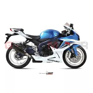 Mivv 排気マフラー Suono ブラック ステンレススチール スズキ GSX-R 750 2011 - 2017 Mivv Exhaust Muffler Suono Black Stainless Steel Suzuki Gsx-R 750 2011 - 2017 【並行輸入品】