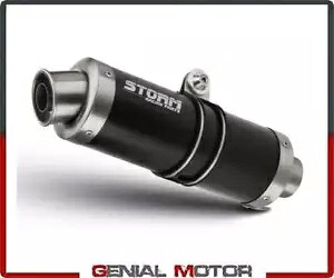 Exhaust Storm by Mivv マフラー オーバル ブラック スズキ GSX-R 1300 隼 2009 09 Exhaust Storm by Mivv Mufflers Oval Black Suzuki Gsx-r 1300 Hayabusa 2009 09 【並行輸入品】