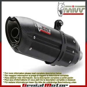Mivv 排気マフラー Suono ブラック スチール Ducati Hyperstrada 821 2013 - 2015 用 Mivv Exhaust Muffler Suono Black Steel for Ducati Hyperstrada 821 2013 - 2015 【並行輸入品】