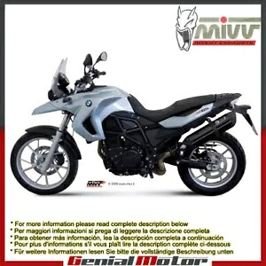 Mivv 排気マフラー Suono ブラック ステンレス鋼 Bmw F 650 Gs 2008 - 2012用 Mivv Exhaust Muffler Suono Black Stainless Steel for Bmw F 650 Gs 2008 - 2012 【並行輸入品】