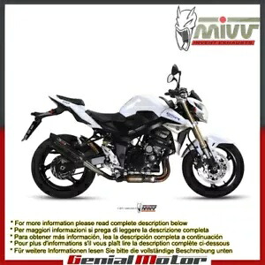 Mivv 排気マフラー Suono ブラック ステンレス鋼 スズキ GSR 750 2011 - 2016用 Mivv Exhaust Muffler Suono Black Stainless Steel for Suzuki Gsr 750 2011 - 2016 【並行輸入品】｜カスタムパーツ WORLD倉庫