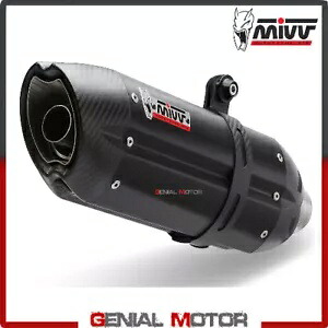 Mivv 排気マフラー Suono Black Inox black kat for KTM RC 125 2017 - 2019 Mivv Exhaust Muffler Suono Black Inox black kat for KTM RC 125 2017 - 2019 【並行輸入品】