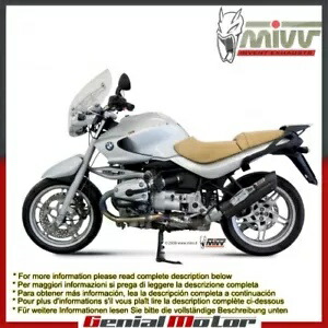 Mivv 排気マフラー Suono ブラック ステンレス鋼 Bmw R 1150 R 2000 - 2006用 Mivv Exhaust Muffler Suono Black Stainless Steel for Bmw R 1150 R 2000 - 2006 【並行輸入品】