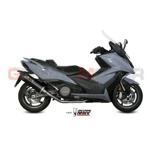 Mivv コンプリートエキゾースト オーバル ブラック ブラック カーボン キャップ Kymco Ak 550 2017 - 2021用 Mivv Complete Exhaust Oval Black Black Carbon Cap for Kymco Ak 550 2017 - 2021 【並行輸入品】 110,000円