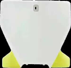 Acerbis ホワイト イエロー フロント ナンバー プレート ハスクバーナ FC350 19-22 用 Acerbis White Yellow Front Number Plate for Husqvarna FC350 19-22 【並行輸入品】