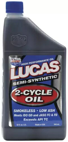 ルーカス 2 サイクル半合成モーター エンジン オイル 1qt ヤマハ YZ250X 16-17 Lucas 2 Cycle Semi Synthetic Motor Engine Oil 1qt Yamaha YZ250X 16-17 【並行輸入品】