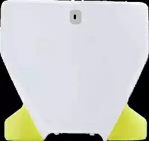 Acerbis ホワイト イエロー 20 フロント ナンバー プレート ハスクバーナ TX300 19 用 Acerbis White Yellow 20 Front Number Plate for Husqvarna TX300 19 【並行輸入品】