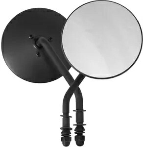 ハードドライブ ブラック 4 インチ 右ラウンド サイドミラー ハーレー ロードキング スペシャル 17-18 Harddrive Black 4in Right Round Side Mirror Harley Road King Special 17-18 【並行輸入品】