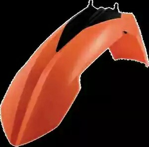 Acerbis フロントフェンダー ブラックオレンジ KTM 200 XC 08-09用 Acerbis Front Fender Black Orange for KTM 200 XC 08-09 【並行輸入品】 36,465円