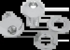 マスタング クローム 1/2-13 ソロシート サイド取り付けボルト ペア ヘリテージ スプリンガー 97-03 Mustang Chrome 1/2-13 Solo Seat Side Mounting Bolt Pair Heritage Springer 97-03 【並行輸入品】