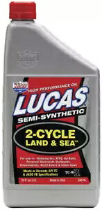 ルーカス 半合成 2 サイクル モーター オイル 1qt KTM 85 SX 19/16 05-14 Lucas Semi Synthetic 2 Cycle Motor Oil 1qt KTM 85 SX 19/16 05-14 【並行輸入品】
