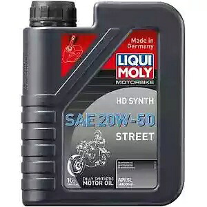 Liqui Moly HD 合成 4T エンジン モーター オイル 20W-50 1L デュアル スポーツ オートバイ Liqui Moly HD Synthetic 4T Engine Motor Oil 20W-50 1L Dual Sport Motorcycle 【並行輸入品】