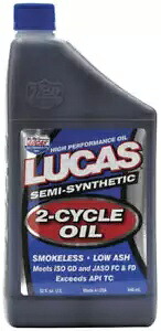 ルーカス 2 サイクル半合成モーター エンジン オイル 1qt ポラリス IQ 800 08-10 Lucas 2 Cycle Semi Synthetic Motor Engine Oil 1qt Polaris IQ 800 08-10 【並行輸入品】