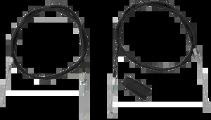 Moose Racing ブラック ビニール スロットル プッシュ プル ケーブル ホンダ CRF450X 05-06用 Moose Racing Black Vinyl Throttle Push Pull Cable for Honda CRF450X 05-06 【並行輸入品】