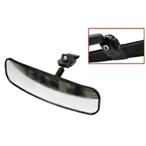 ブロンコ 広角プロフィット ロールケージ ブラック バックミラー UTV / SXS Bronco Wide Angle Pro Fit Roll Cage Black Rear View Mirror UTV / SXS 【並行輸入品】