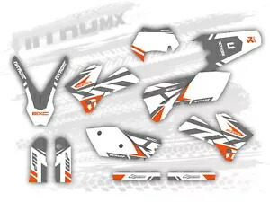 NitroMX グラフィックスセット KTM EXC EXC-F 125 250 300 450 525 2005 2006 2007 Enduro- NitroMX Graphics Set for KTM EXC EXC-F 125 250 300 450 525 2005 2006 2007 Enduro- 【並行輸入品】