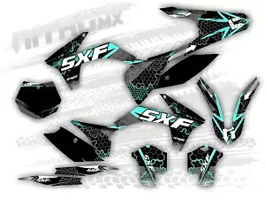 NitroMX グラフィックセット KTM SX SXF 125 250 350 450 2011 2012 装飾ステッカー- NitroMX Graphics Set for KTM SX SXF 125 250 350 450 2011 2012 Decor Sticker- 【並行輸入品】