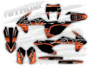 NitroMX グラフィックス KTM EXC-F XC-W 125 250 350 450 500 2017 2018 2019 装飾- NitroMX Graphics for KTM EXC-F XC-W 125 250 350 450 500 2017 2018 2019 Decor- 【並行輸入品】