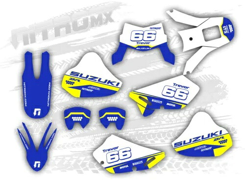 SUZUKI DR 650 1996 - 2022 エンデューロ グラフィック セット 装飾 プレミアム ステッカー NitroMX- SUZUKI DR 650 1996 - 2022 Enduro Graphics Set Decor Premium Sticker by NitroMX- 【並行輸入品】