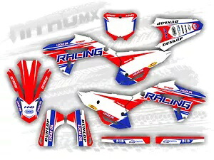 グラフィックセットはホンダ CRF 250 R CRF 250R 2022 2023 2024 装飾ステッカーに適合します。 Graphics Set Fits Honda CRF 250 R CRF 250R 2022 2023 2024 Decor Sticker- 【並行輸入品】