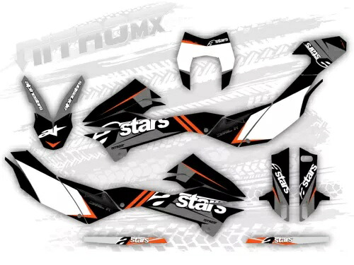 NitroMX グラフィックス KTM SMC-R 690 2012 2013 2014 2015 2017 2018 ステッカー- NitroMX Graphics for KTM SMC-R 690 2012 2013 2014 2015 2017 2018 Stickers- 【並行輸入品】
