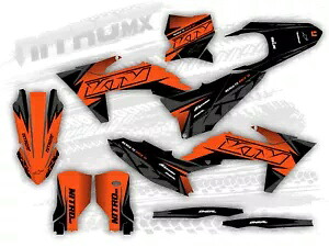 NitroMX グラフィックス KTM SX SXF SX-F XC XC-F 2023 2024 ステッカーモトクロス装飾- NitroMX Graphics for KTM SX SXF SX-F XC XC-F 2023 2024 Sticker Motocross Decor- 【並行輸入品】