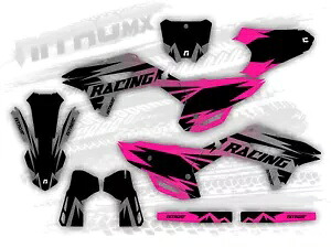 グラフィックセットはホンダ CRF 450 RX 450RX 2021 2022 2023 2024 装飾ステッカーに適合します。 Graphics Set Fits Honda CRF 450 RX 450RX 2021 2022 2023 2024 Decor Sticker- 【並行輸入品】