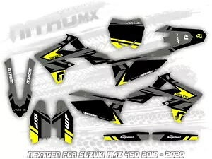 NitroMX グラフィックス SUZUKI RMZ 450 2018 2019 2020 ステッカー MX モトクロス- NitroMX Graphics for SUZUKI RMZ 450 2018 2019 2020 Sticker MX Motocross- 【並行輸入品】