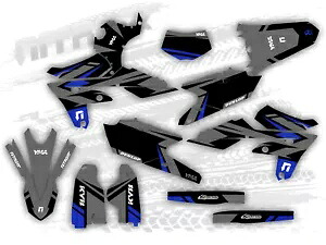 グラフィックセットはヤマハ WR450F WR 450F 2016 2017 2018 WRF デカールステッカーに適合します。 Graphics Set Fits Yamaha WR450F WR 450F 2016 2017 2018 WRF Decal Sticker- 【並行輸入品】
