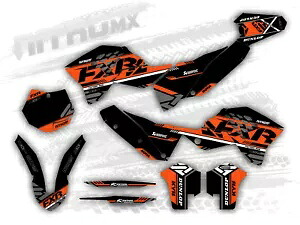 NitroMX グラフィックセット KTM SX SXF 125 250 450 2007 2008 2009 2010 装飾- NitroMX Graphics Set for KTM SX SXF 125 250 450 2007 2008 2009 2010 Decor- 【並行輸入品】