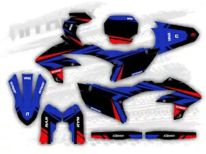 Yamaha YZ450F YZ 450F 2023 2024 2025 YZF デカールステッカーと互換性のあるグラフィック - Graphics Compatible with Yamaha YZ450F YZ 450F 2023 2024 2025 YZF Decal Sticker- 【並行輸入品】