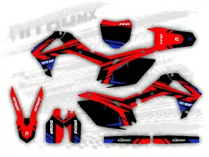 グラフィックセットマッチングホンダ CRF 250 R CRF 250R 2014 2015 2016 2017 装飾ステッカー- Graphics set matching Honda CRF 250 R CRF 250R 2014 2015 2016 2017 decor sticker- 【並行輸入品】