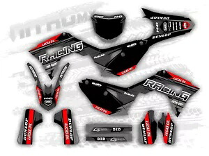 グラフィックセットマッチングホンダ CRF 250 R CRF 250R 2018 2019 2020 2021 装飾ステッカー- Graphics set matching Honda CRF 250 R CRF 250R 2018 2019 2020 2021 decor sticker- 【並行輸入品】