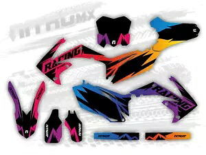 グラフィックセットマッチングホンダ CRF 250 R CRF 250R 2010 2011 2012 2013 装飾ステッカー- Graphics set matching Honda CRF 250 R CRF 250R 2010 2011 2012 2013 decor sticker- 【並行輸入品】