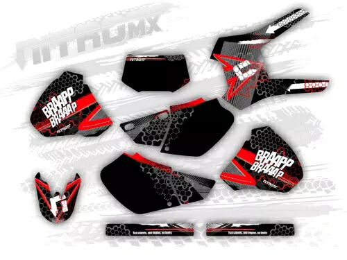 ホンダ XR 250 400 1996 1997 1998 1999 2001 2002 2003 2004-に適合するグラフィックセット。 Graphics set matching Honda XR 250 400 1996 1997 1998 1999 2001 2002 2003 2004- 【並行輸入品】