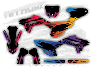 グラフィックセットはホンダ CRF 250 R CRF 250R 2022 2023 2024 装飾ステッカーに適合します。 Graphics Set Fits Honda CRF 250 R CRF 250R 2022 2023 2024 Decor Sticker- 【並行輸入品】