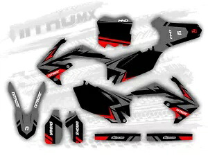 グラフィックセットマッチングホンダ CRF 450 R CRF 450R 2009 2010 2011 2012 装飾ステッカー- Graphics set matching Honda CRF 450 R CRF 450R 2009 2010 2011 2012 decor sticker- 【並行輸入品】