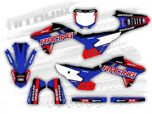 RTECH REVOLUTION ホンダ CRF 250R 2022 - 2024 450R 2021 - 2024 のグラフィック - Graphics for RTECH REVOLUTION Honda CRF 250R 2022 - 2024 450R 2021 - 2024 Decor- 【並行輸入品】