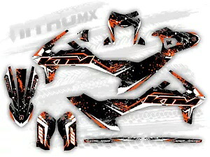 NitroMX グラフィックセット KTM 690 Enduro-R 2019 2020 2021 2022 2023 2024 装飾用 NitroMX Graphics Set for KTM 690 Enduro-R 2019 2020 2021 2022 2023 2024 Decor- 【並行輸入品】
