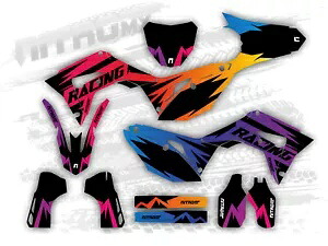 グラフィックセットマッチングホンダ CRF 250 R CRF 250R 2018 2019 2020 2021 装飾ステッカー- Graphics set matching Honda CRF 250 R CRF 250R 2018 2019 2020 2021 decor sticker- 【並行輸入品】