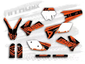 NitroMX グラフィックセット KTM SX SXF 125 250 450 525 2005 2006 装飾ステッカー- NitroMX Graphics Set for KTM SX SXF 125 250 450 525 2005 2006 Decor Sticker- 【並行輸入品】