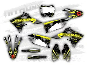 グラフィックはスズキ RMZ 450 2018 2019 2020 2021 2022 2023 2024 装飾と互換性があります。 Graphics Compatible with Suzuki RMZ 450 2018 2019 2020 2021 2022 2023 2024 Decor- 【並行輸入品】